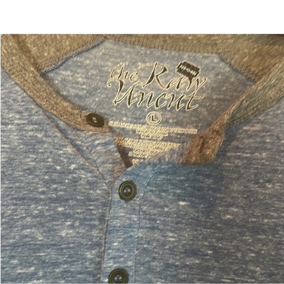 Men’s long sleeve Henley - Picture 4 of 4